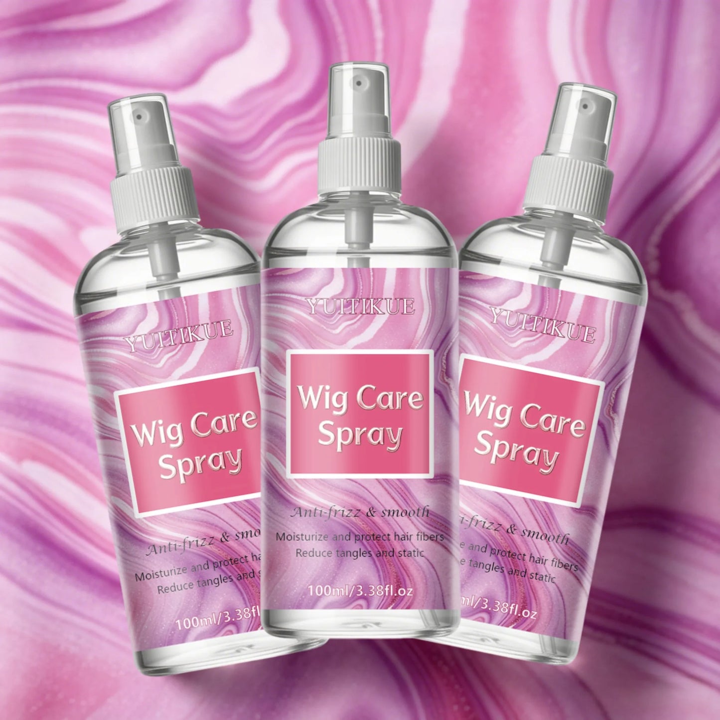 YUITIKUE Wig Care Spray – Anti-Frizz & Anti-Static 100ml