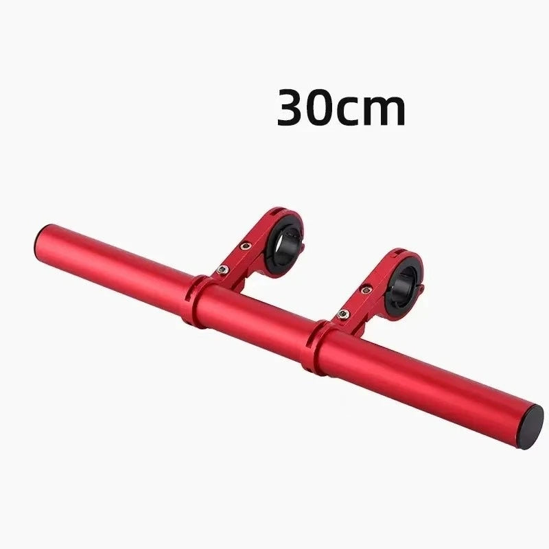 30cm Aluminum Alloy Bicycle Extension Frame Support Clamp Bicycle Frame Extension Peaceful Pleasures Health and Wellness red