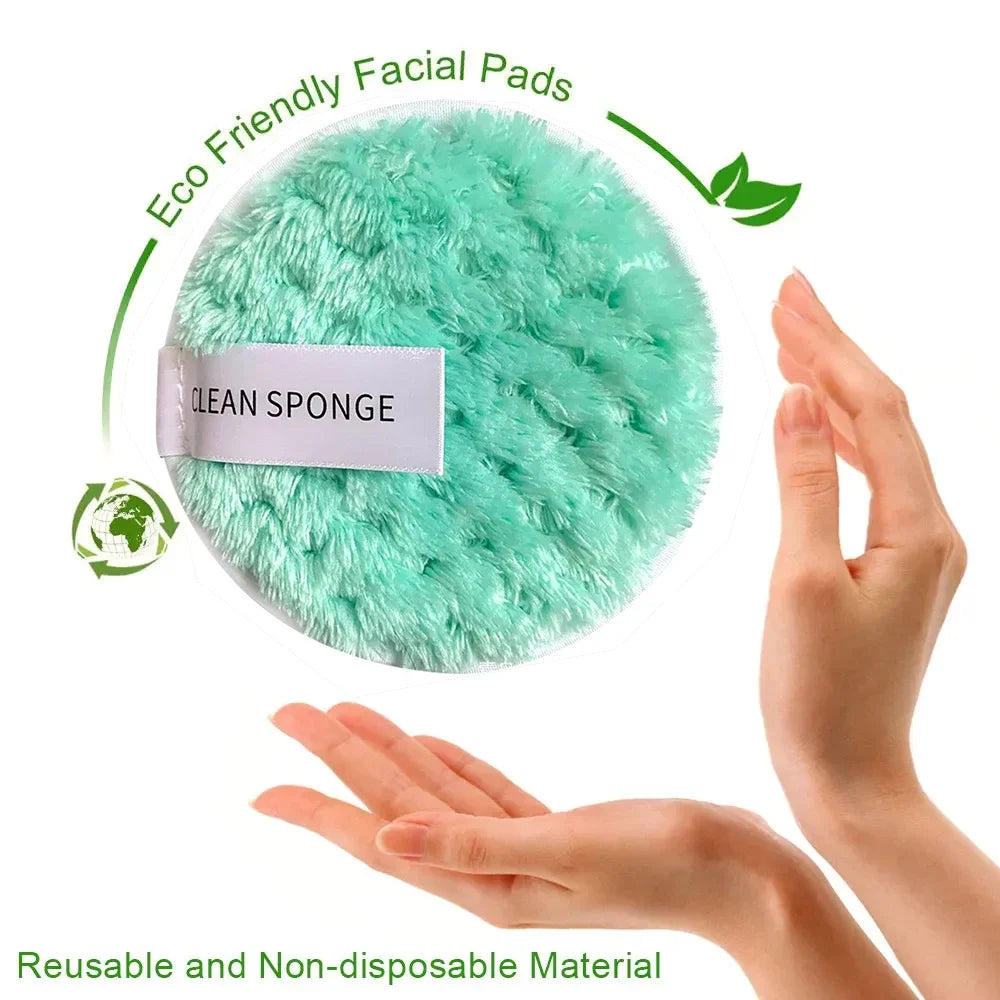 Reusable Microfiber Makeup Remover Pad | Washable Cleansing Cloth