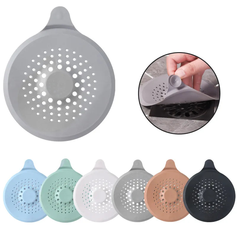 Silicone Hair Catcher Drain Strainer – Sink, Shower & Bathtub