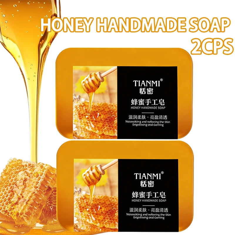 2-Pack Honey Soap – Deep Cleansing, Hydrating & Moisturizing