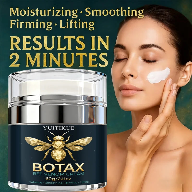 Bee Venom Cream Moisturizing and Anti-Wrinkle Collagen Hyaluronic Acid Face Cream Skincare Cosmetics Suitable for Women and Men Peaceful Pleasures Health and Wellness