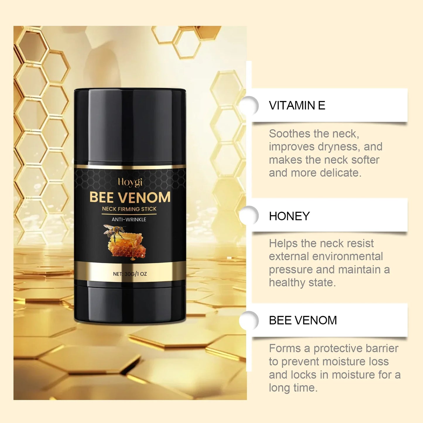 Hoygi Bee Venom Neck Tightening Hydrating Stick 30g