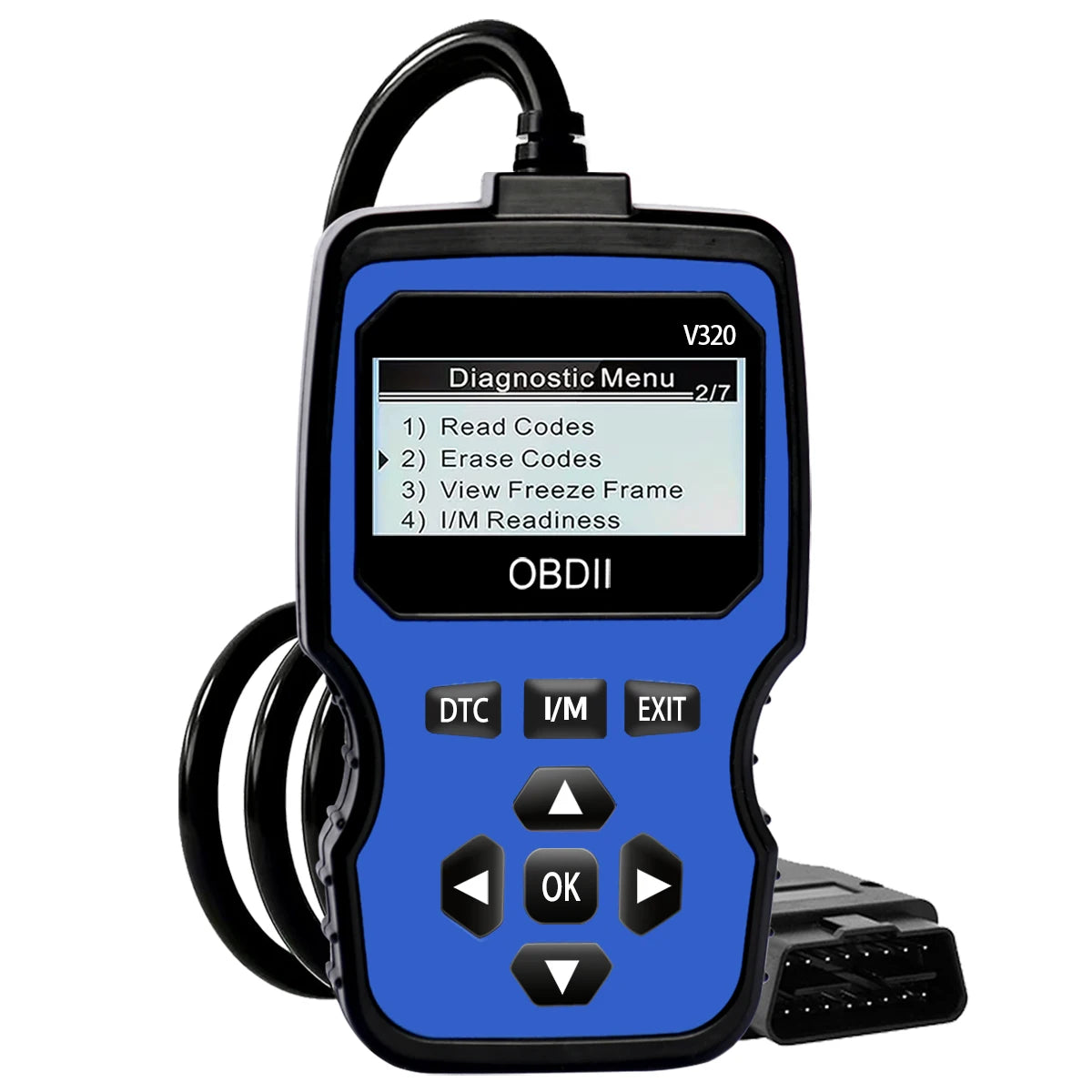 Powerful High-Quality V320 Automotive Obd2 Engine Fault Code Reader - Ideal Scan Tool for Mechanics & Diyers Can Diagnose All O Peaceful Pleasures Health and Wellness Blue