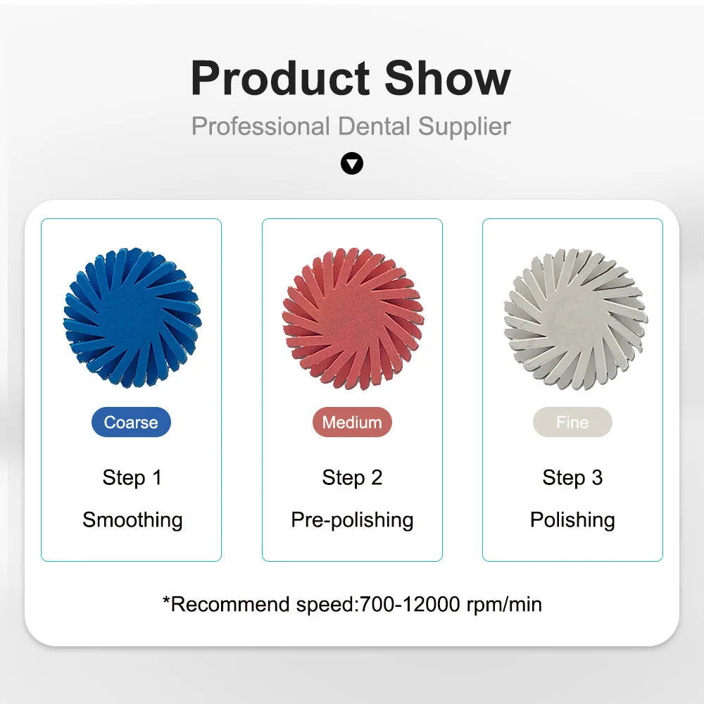 Box Dental Composite Resin Polishing Disc Rubber Polisher Wheel 3