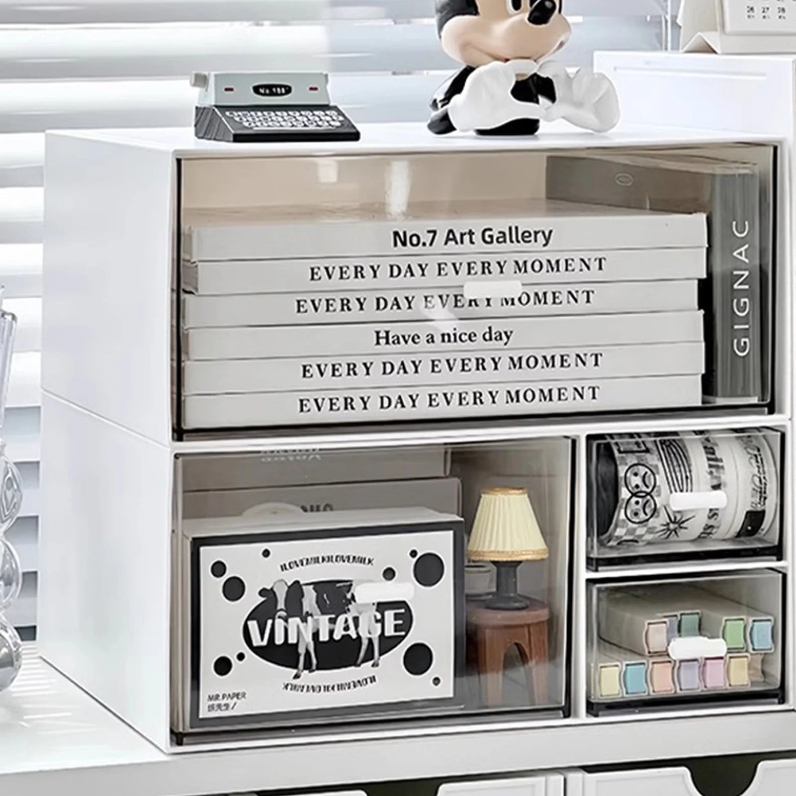 Stackable Drawer Organizer Boxes Space Saving Stackable Drawer Units for Bedroom Dorm Closet Kitchen Peaceful Pleasures Health and Wellness