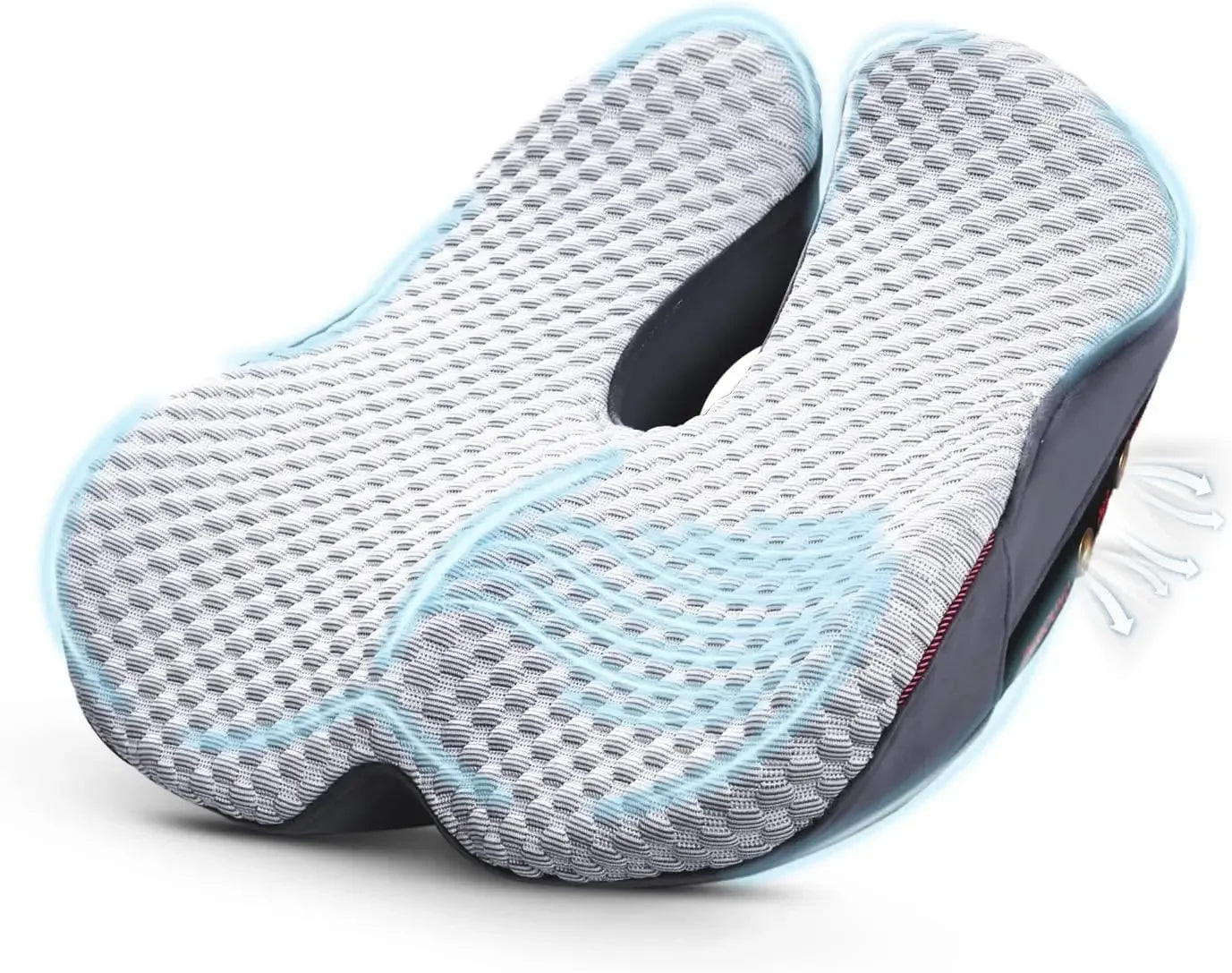 Ergonomic Memory Foam Seat Cushion – Tailbone, Hip & Thigh Relief Peaceful Pleasures Health and Wellness United States