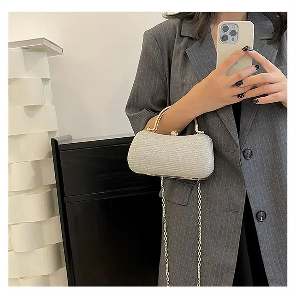 Rhinestone Beaded Egg Clutch – Women's Evening Bag & Handbag