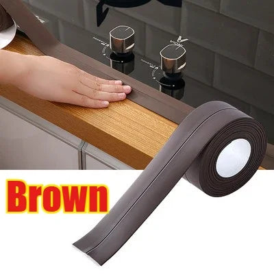 PVC Waterproof Sealing Tape – Self-Adhesive Kitchen & Bath Caulk
