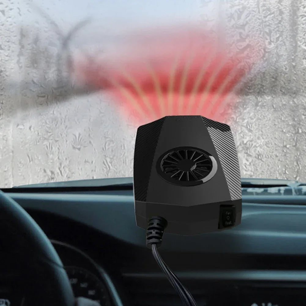 1Pcs Car Heater Defroster Fans 12V 150W Car Heater Fan Fast Heating Auto Windshield Defroster Defogger Car Anti-Fog Heater Dryer Peaceful Pleasures Health and Wellness