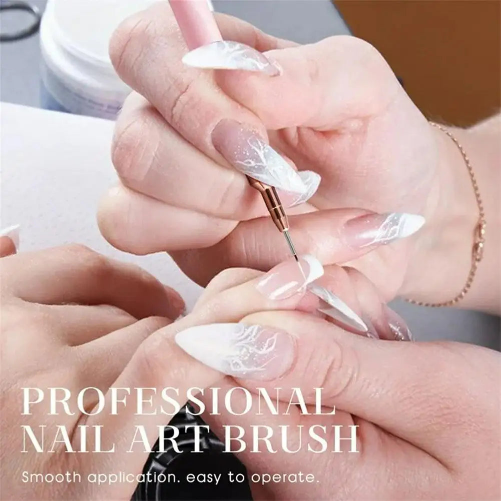 5-Piece Nail Art Liner Brush Set – UV Gel & Polish Nail Care Peaceful Pleasures Health and Wellness