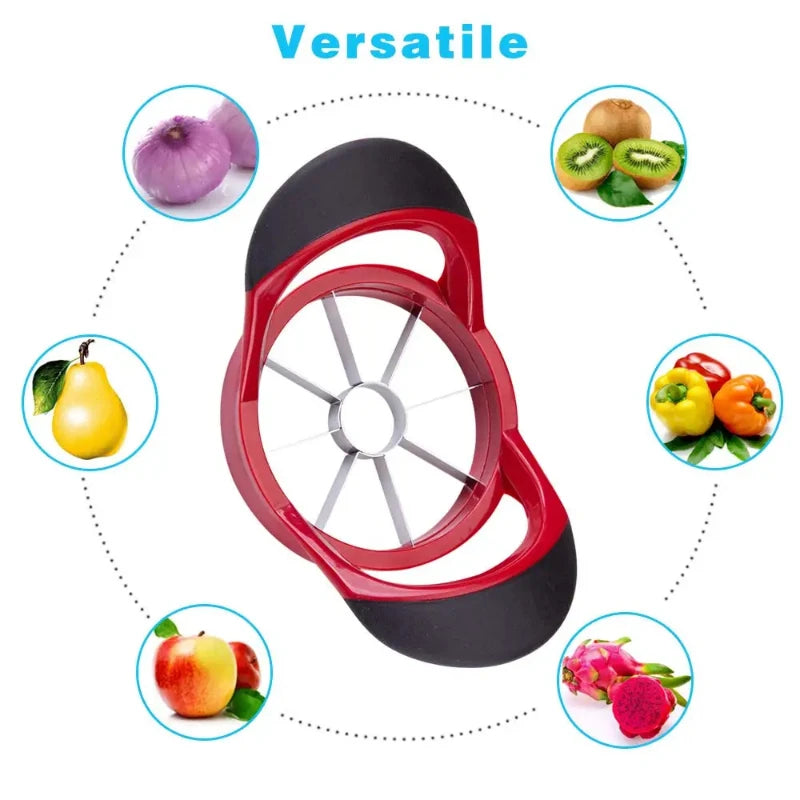 Stainless Steel Fast Apple Potato Onion & Vegetable Cutter Home Kitchen Tool for Core Removal Plastic Slicer Good kitchen helper Peaceful Pleasures Health and Wellness