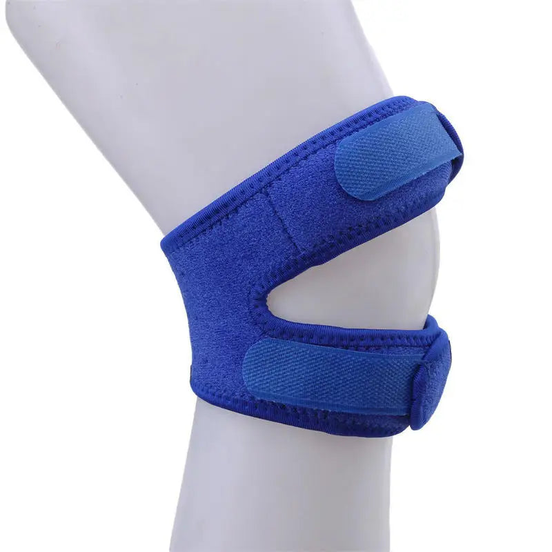 1Pc Knee Pad Volleyball Knee Support Sports Outdoor Basketball Anti-fall Knee Protector Brace Peaceful Pleasures Health and Wellness blue