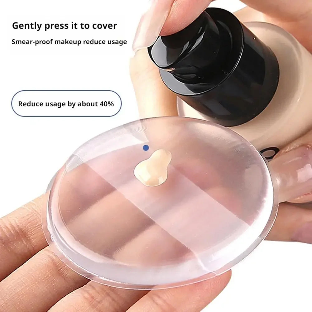 Silicone Powder Puffs,Silicone Makeup Sponge,Washable Foundation Makeup Jelly Puff Sponge Applicator For Liquid Primer Concealer Peaceful Pleasures Health and Wellness