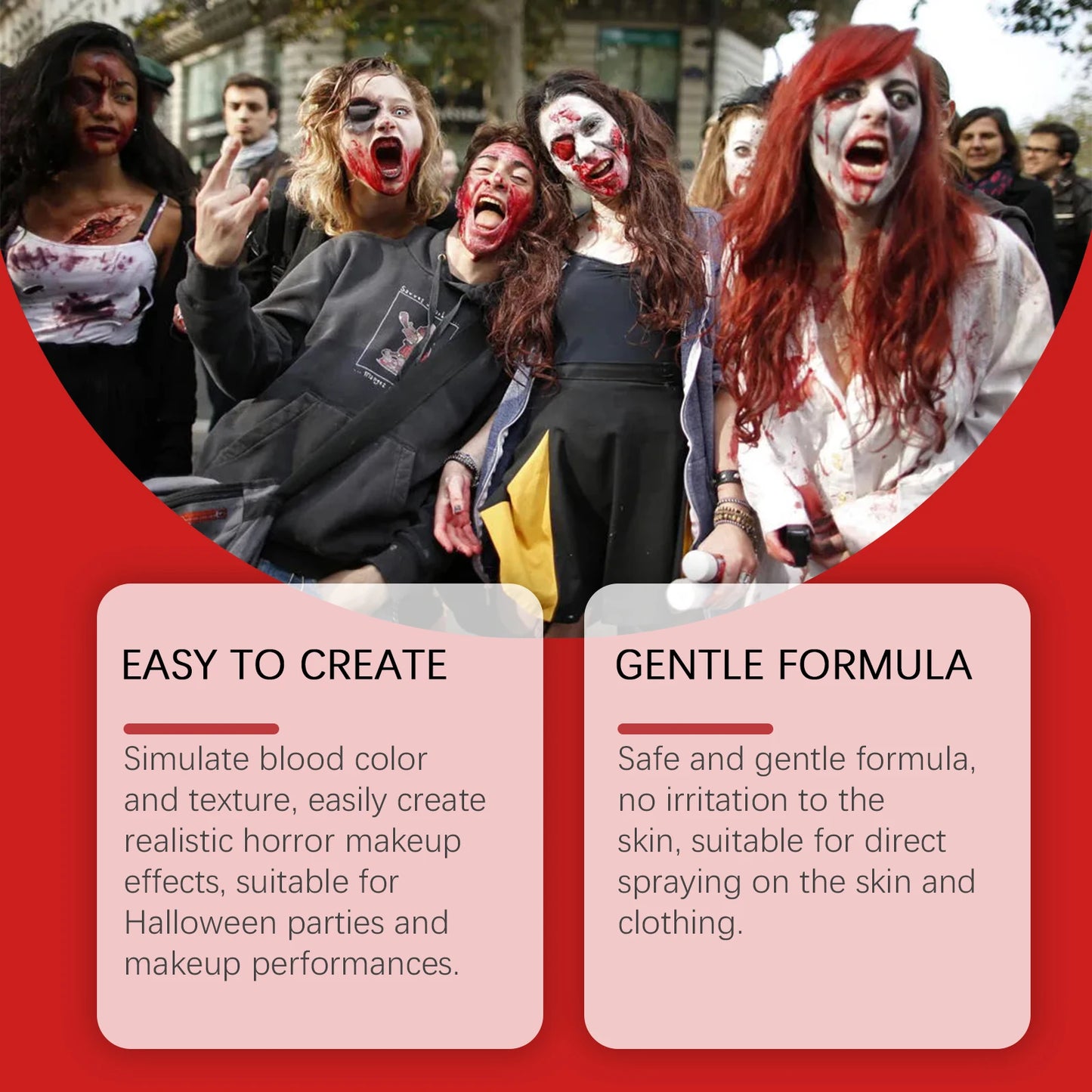 Fake Blood Spray 60ml – Halloween SFX Makeup & Costume Props