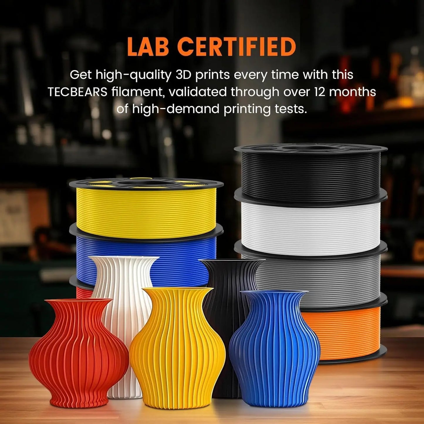 Lime PETG Filament 1.75mm | 300mm/s High Speed No Warp