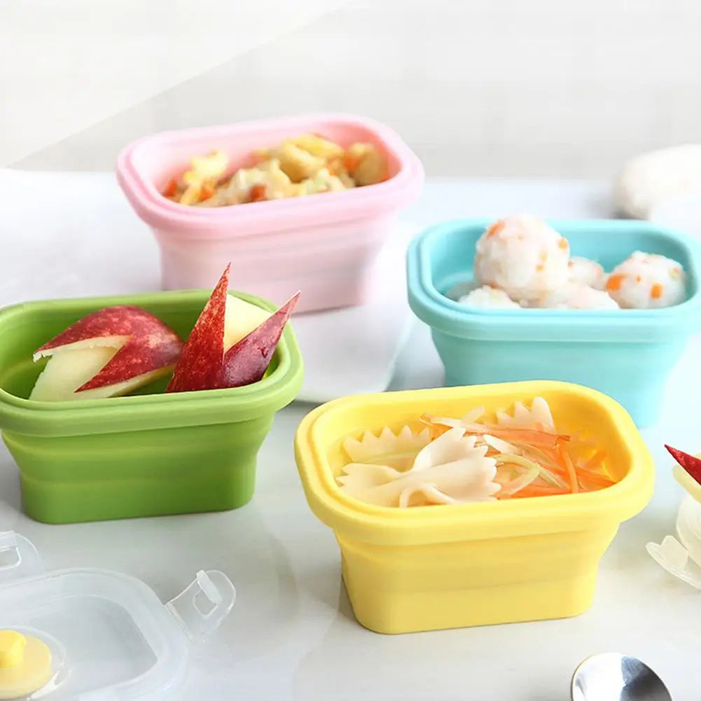 4pcs Refrigerator Organizer Food Storage Container with Lid Handle Fresh-Keeping Box Case Fridge Reusable Crisper Storage Peaceful Pleasures Health and Wellness 4pcs