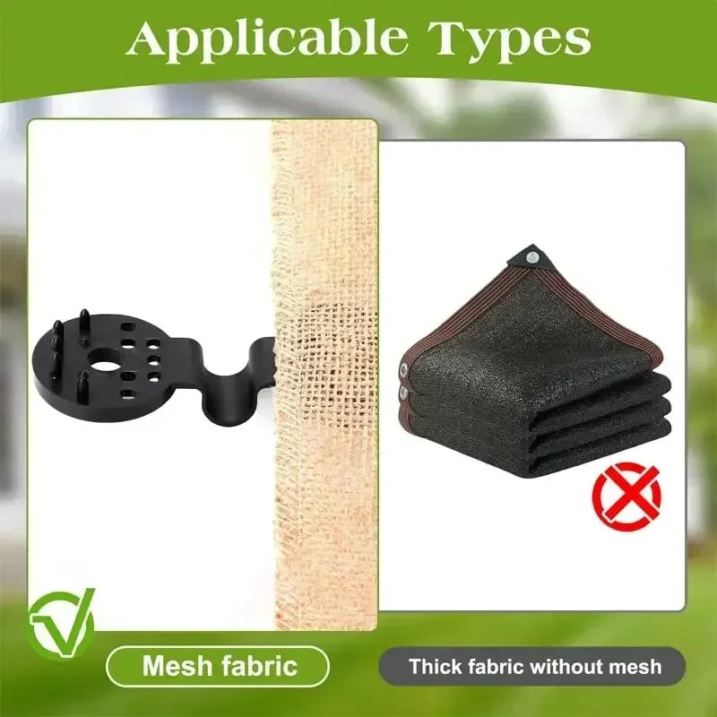 Home Camping Parasol Gazebo Garden Sunshade Outdoor Terrace Awning Cloth Mesh Clip Awnings Shadow Supplies Suns Shade Buildings Peaceful Pleasures Health and Wellness