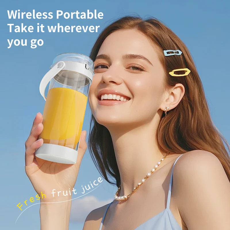 URGGU 600ml Portable Blender – USB Rechargeable Smoothie Maker