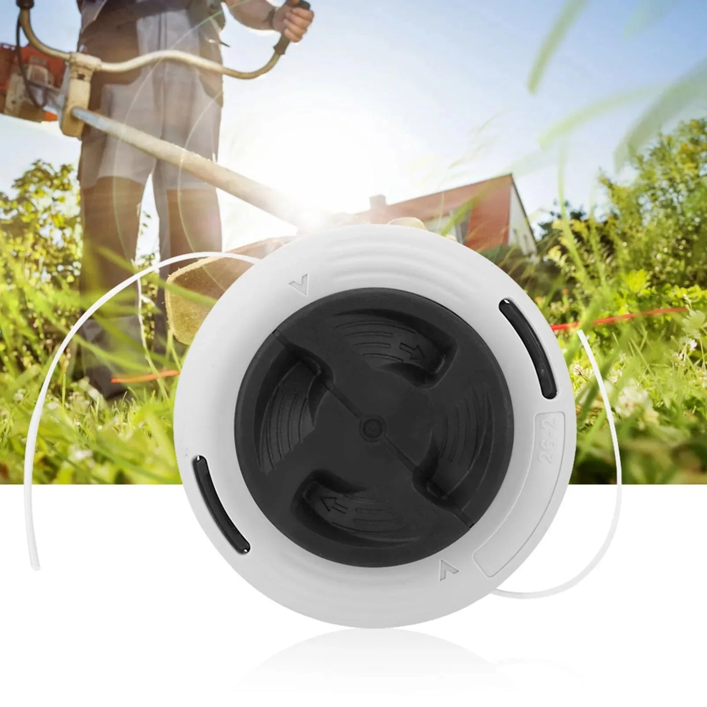 Dual Line Grass Trimmer Head C26-2 Autocut Compatible with Stihl for Models FS55 FS70 FS80 FS90 FS110 FS120 FS130 FS240 FS250 Peaceful Pleasures Health and Wellness