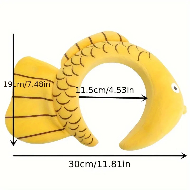 Cartoon Goldfish Headband – Non-Slip Wide Brim Hair Accessory Peaceful Pleasures Health and Wellness