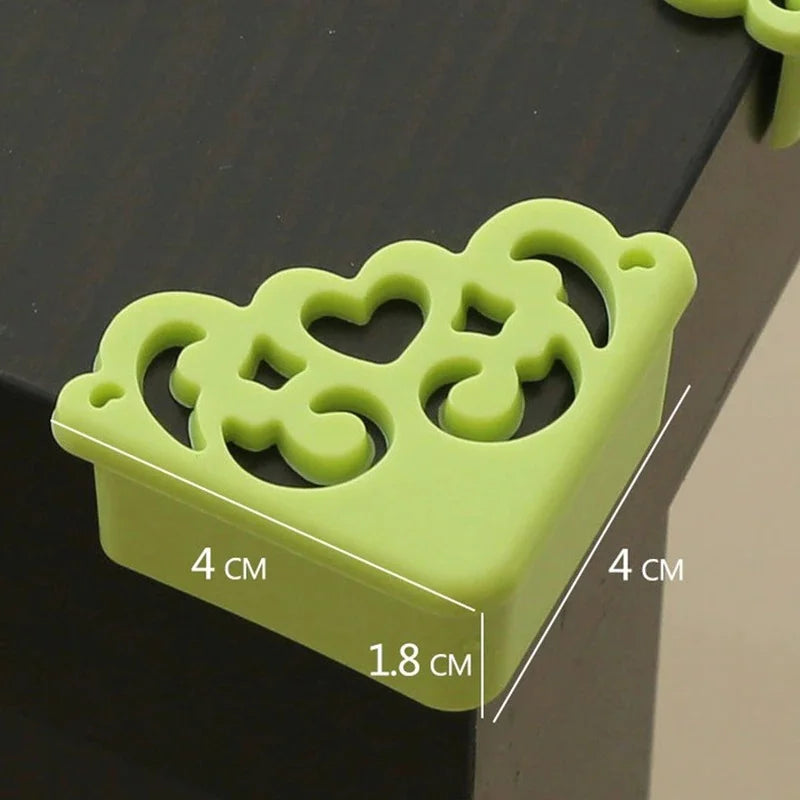 4Pcs/lot Hollow Out Flower Pattern Soft Baby Safe Corner Protector Baby Kids Table Desk Corner Guard Children Safety Edge Guards Peaceful Pleasures Health and Wellness