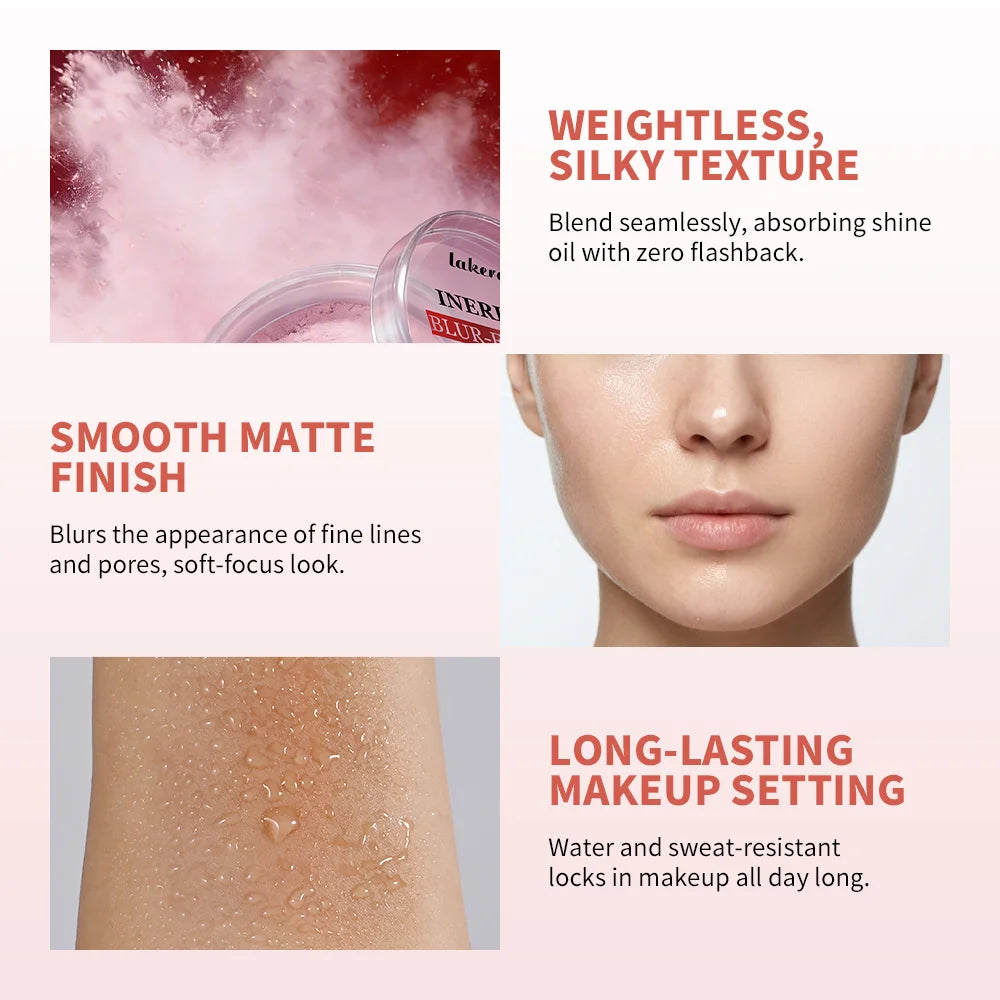 Blur-Function Setting Powder Long-lasting Blurring Brightening Oil Control Soft Focus Matte Effect Even Skin Tone Setting Powder Peaceful Pleasures Health and Wellness