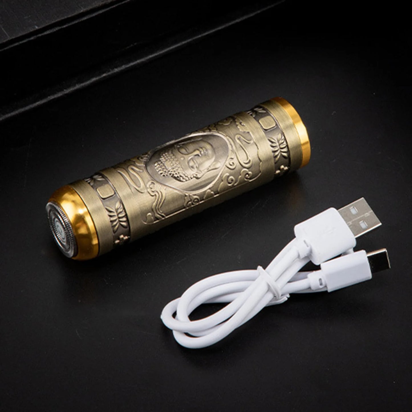 Convenient Electric Mini Shaver Long Battery Life Washable Men's Shaver Suitable for Home Car Travel Peaceful Pleasures Health and Wellness