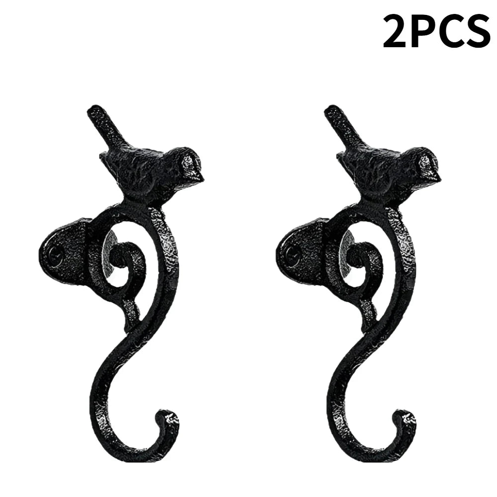 Retro Bird Cast Iron Wall Hook – Rustic Farmhouse Organizer
