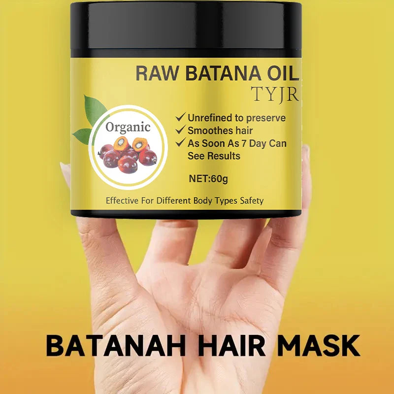 Raw Batana Oil Hair Mask – Repair Dry Damaged & Frizzy Hair