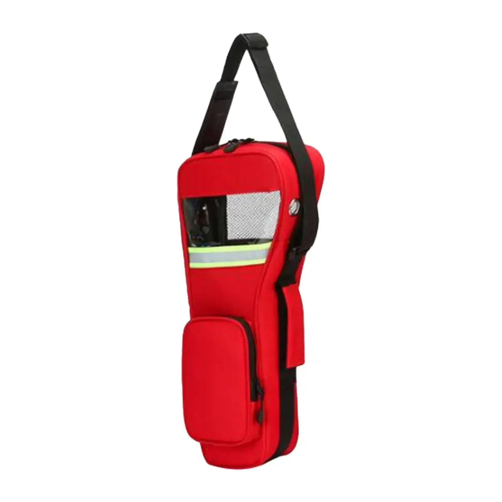 2L/3L Oxygen Tank Shoulder Bag Oxford Adjustable Shoulder Strap Cylinder Holder Carrier Pouch for Emergency Accessories Peaceful Pleasures Health and Wellness Red 2L