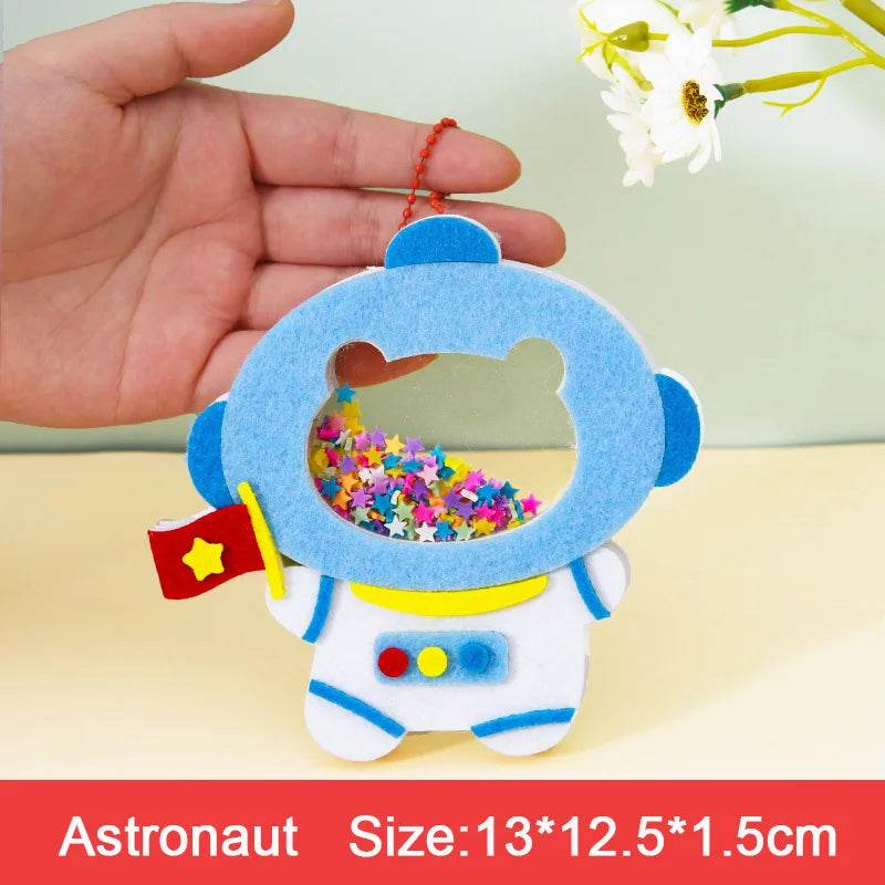 Creative Sequin Shaker Halloween Animal Pendant Handmade Craft