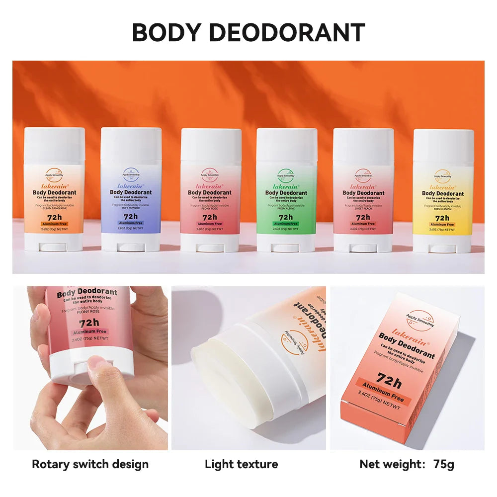 Rose & Peach Deodorant Stick – Aluminum-Free, All-Day Fresh