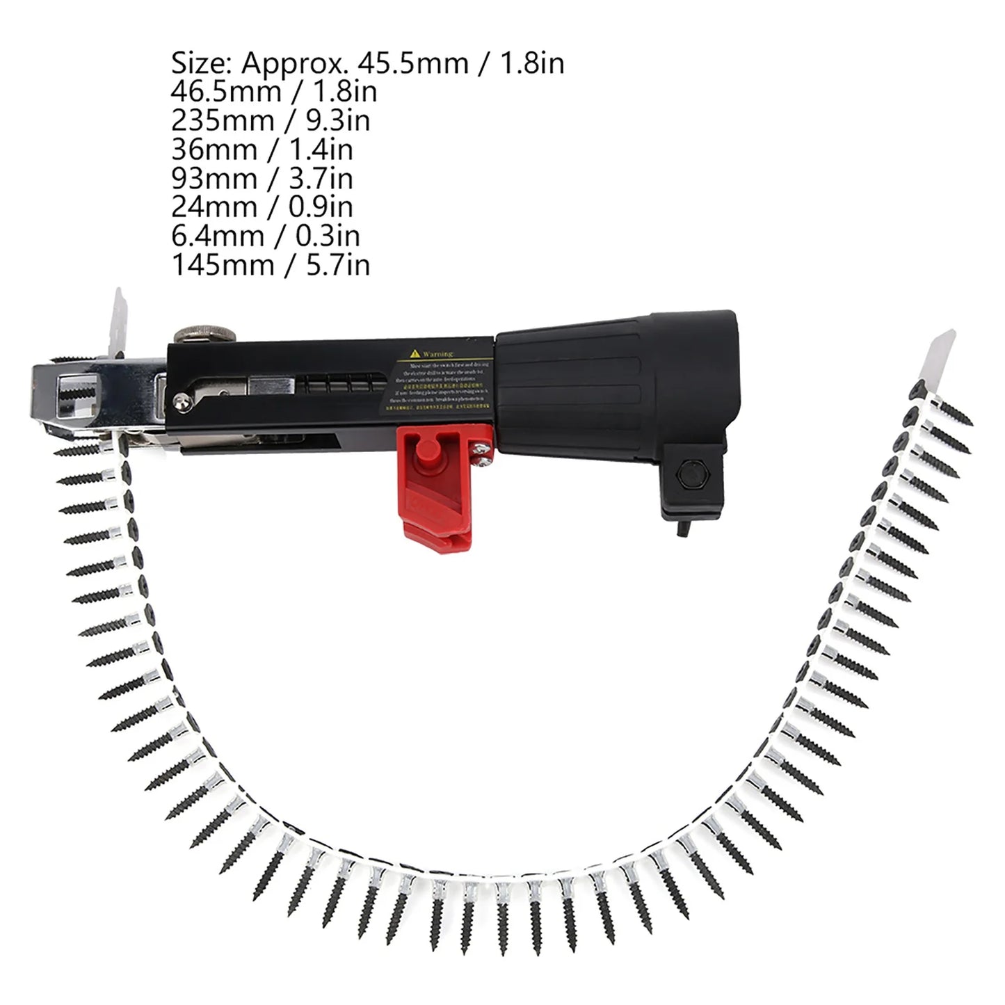 Automatic Screw Gun Automatic Chain Nail Gun Electric Drill Screw Tightening Equipment Woodworking Tool Automatic Chain Nail Gun Peaceful Pleasures Health and Wellness