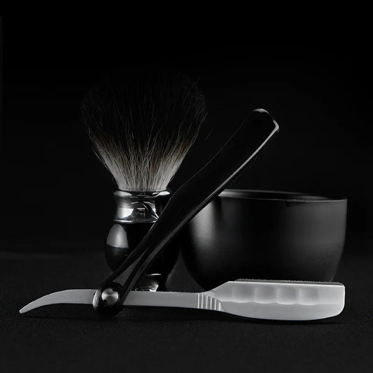 Japanese Manual Folding Hair Razor Holder Stainless Steel Shaving Eyebrow Knife for Feather Blade Hairdressing Tool Peaceful Pleasures Health and Wellness