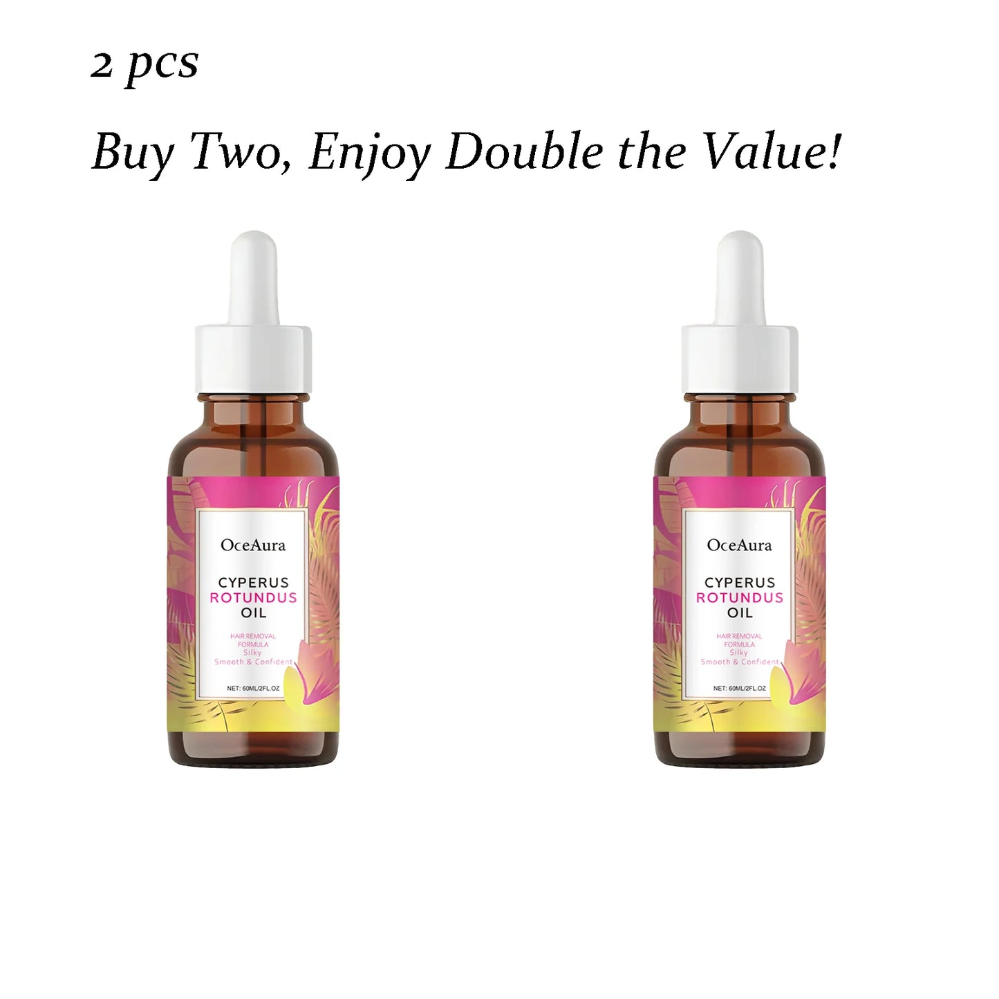 Oceaura Hair Removal Care Oil | Jojoba & Aloe, 60ml