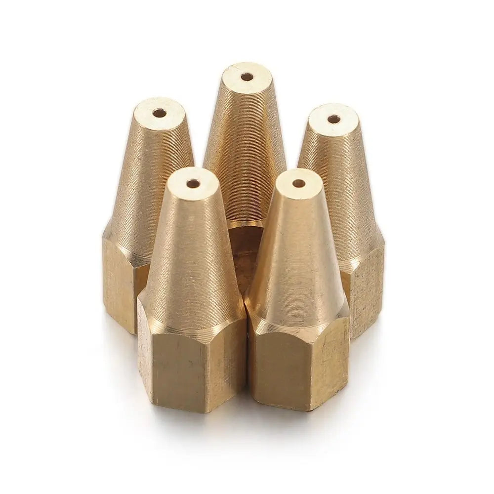 5pcs H01-2 Brazing Torch Nozzles | Propane & Acetylene Tips