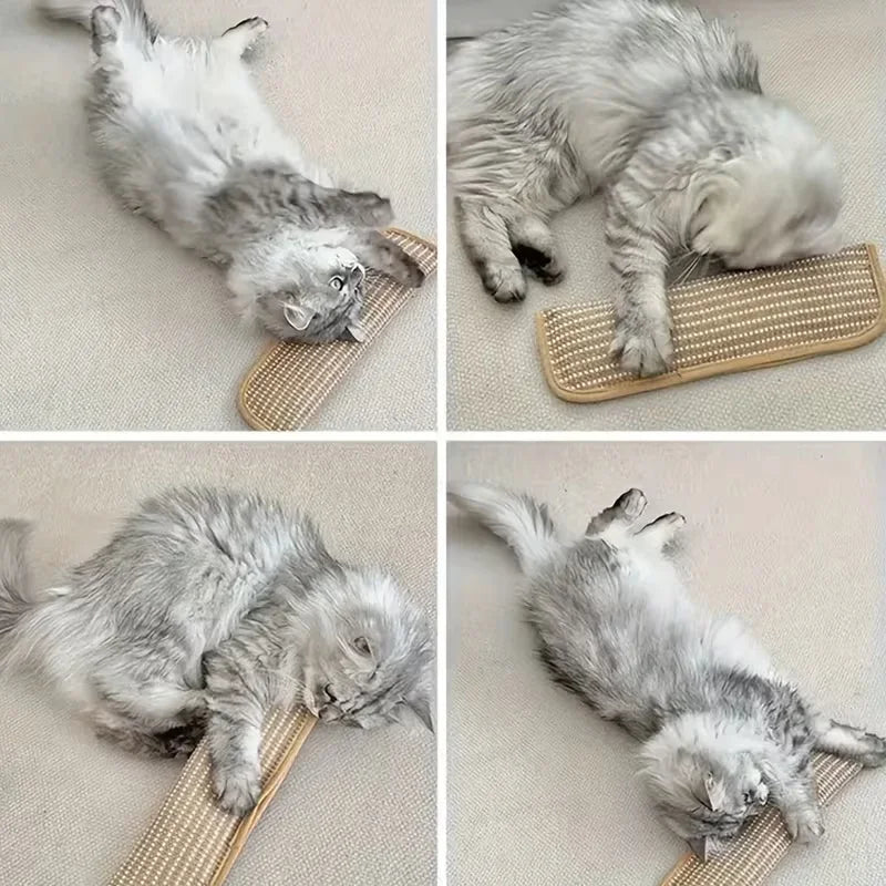 Cat Toy Pillow & Sisal Scratching Pad – Solo & Interactive Play