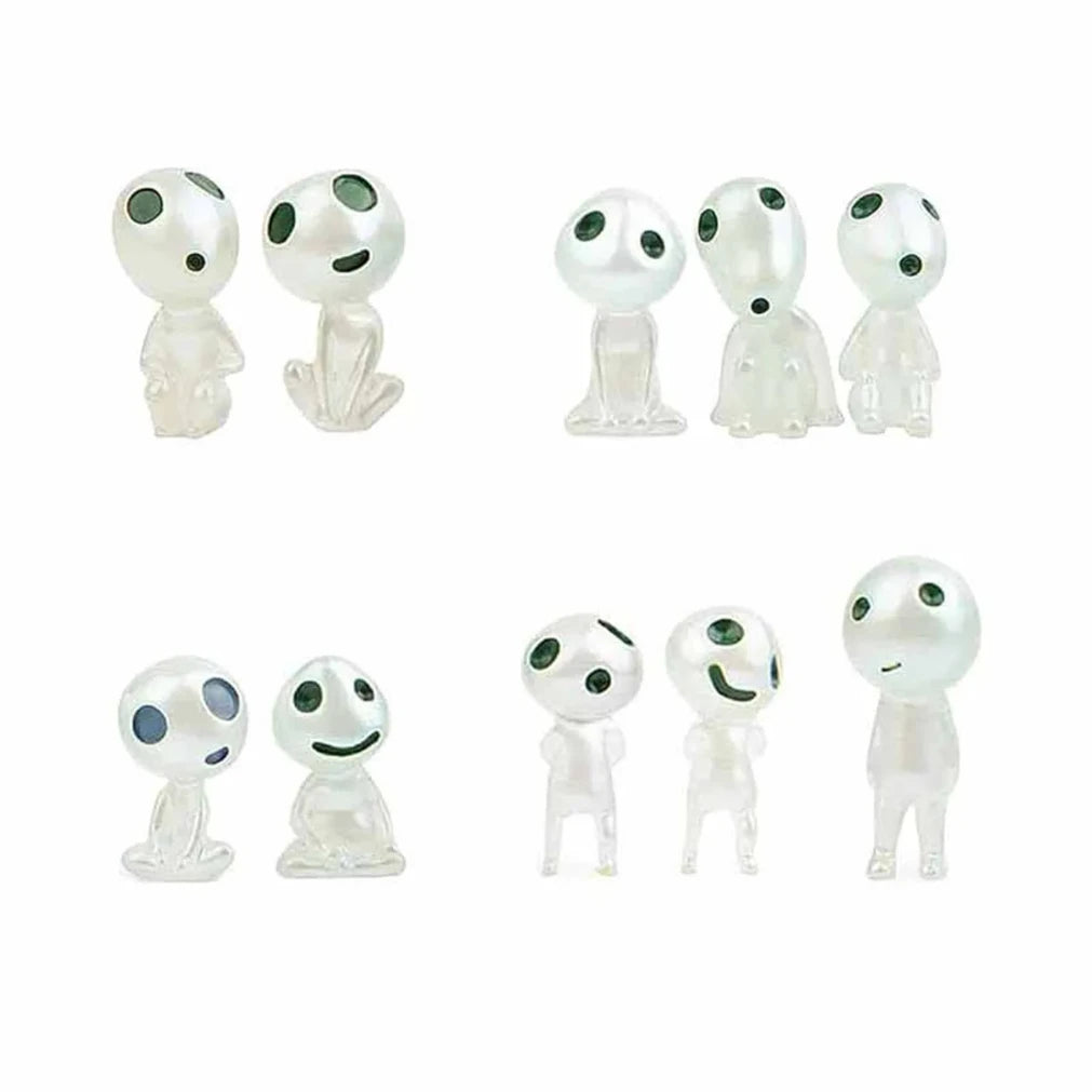 10pc Glow in the Dark Princess Miniature Garden Ornaments