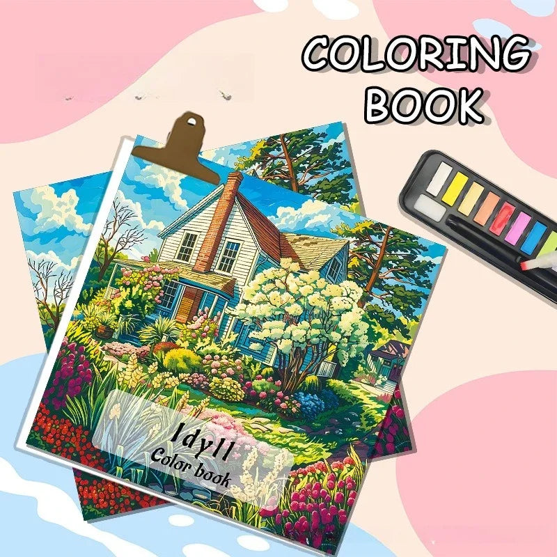 Coloring Books Adult Painting Graffiti Picture Albums Drawing