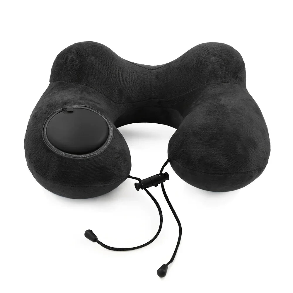 Inflatable Travel Pillow – U-Shaped Neck Pillow for Flights