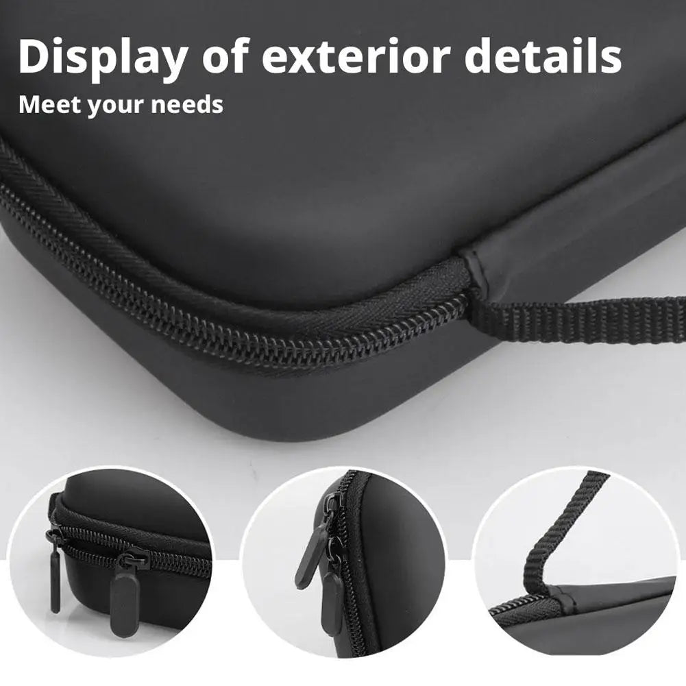 For Odin3 Handheld Console Storage Case EVA Leather-Textured Waterproof Shockproof Protective Carry Bag Peaceful Pleasures Health and Wellness