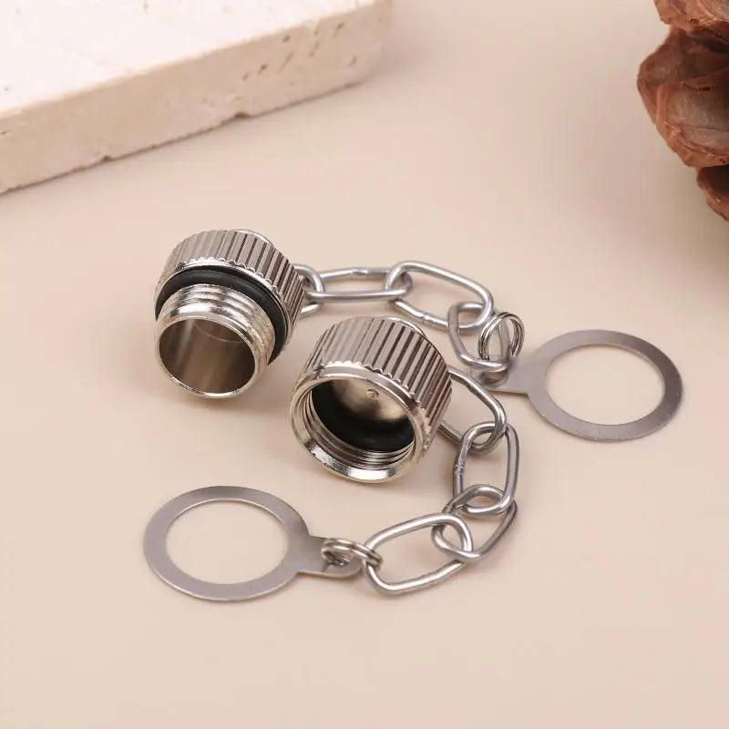 Metal Dust Cover Sensor Plastic M12 Connector Case M16 Inner Outer Thread Male Female Plug Socket Protection Cap Waterproof Peaceful Pleasures Health and Wellness