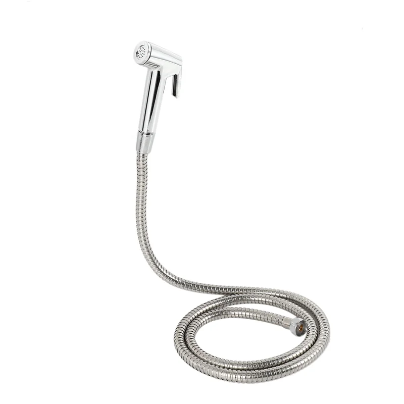 A36T-3X Toilet Bidet Tap Set Handheld Shower Head Water Sprayer Bathroom Seat Nozzle Attachment+Hose+Wall Mount Rack Holder Peaceful Pleasures Health and Wellness