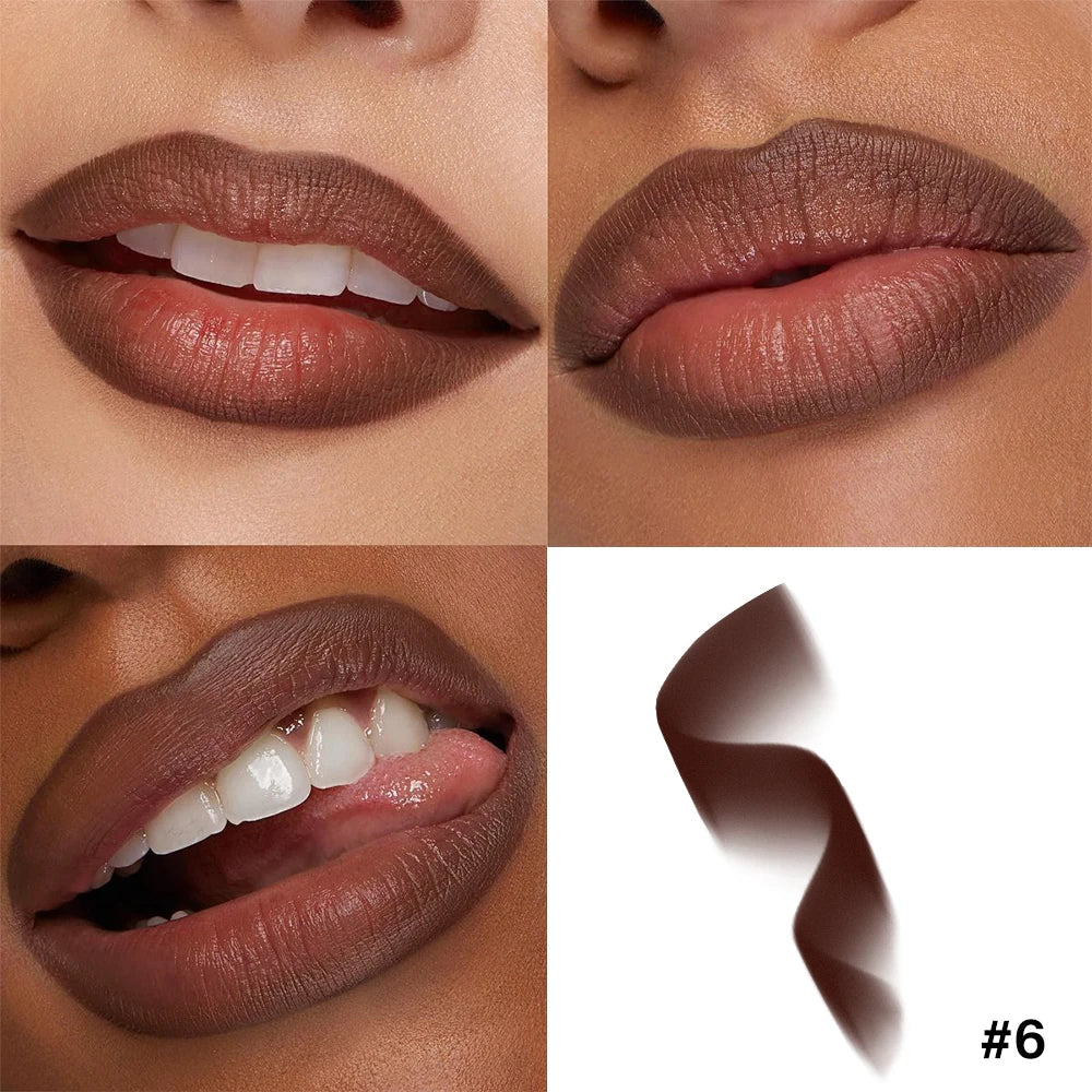 2In1 Matte Liner Lipstick Pen Gradient Lip Liner Red Brown Lipsticks Pencil Lasting Waterproof Lip Stick Sexy Women Lip Cosmetic Peaceful Pleasures Health and Wellness