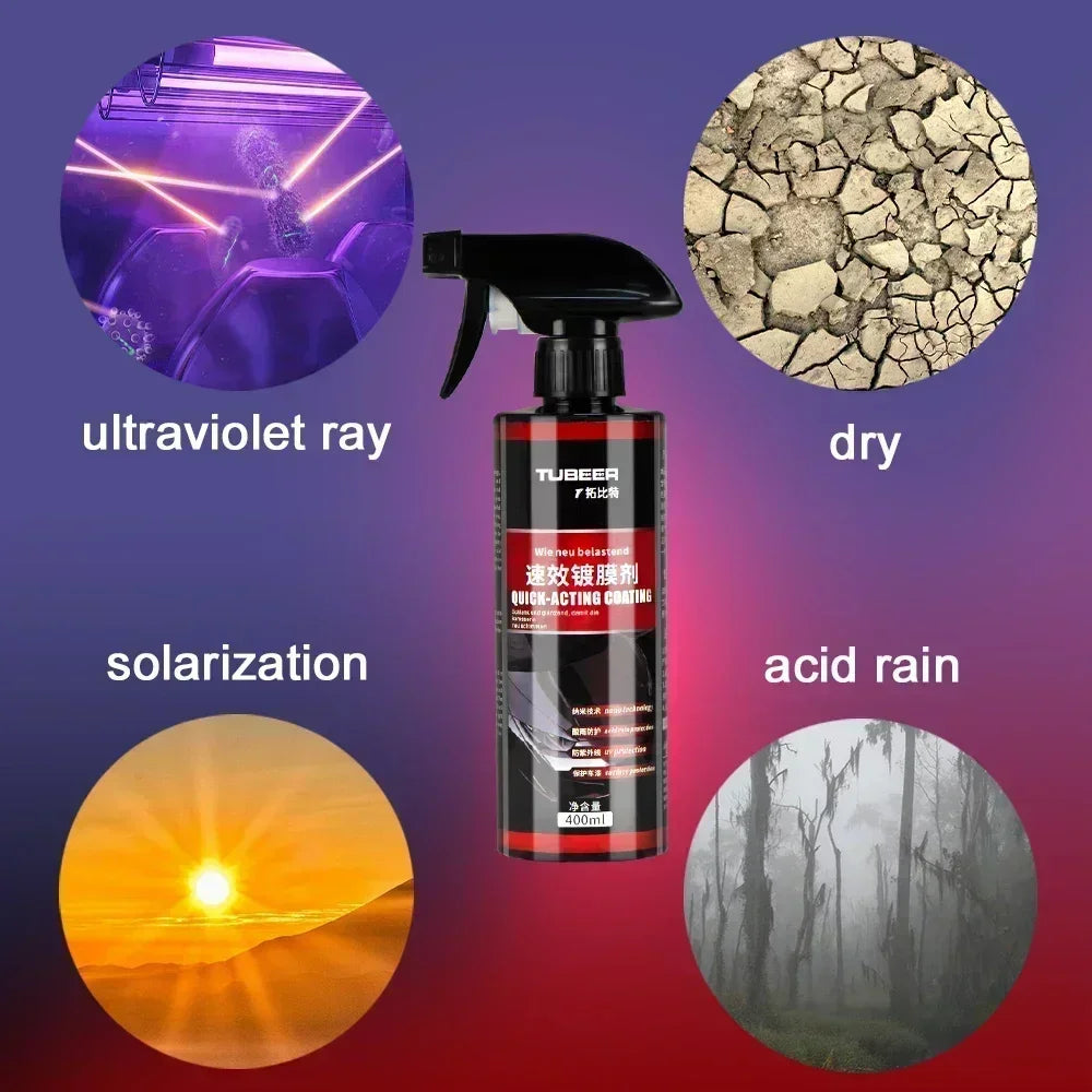9H Ceramic Car Coating 9H Nano Liquid Glass Plated Crystal Hydrophobic Waterproof Polishing Paint Hardness Car Polish Wax Peaceful Pleasures Health and Wellness