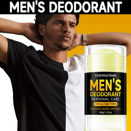 Men's Deodorant Stick Anti Sweating Keep Drying Lasting Fragrance Remove Armpit Odor Underarm Refresh Sticks Fade Body Odor Peaceful Pleasures Health and Wellness