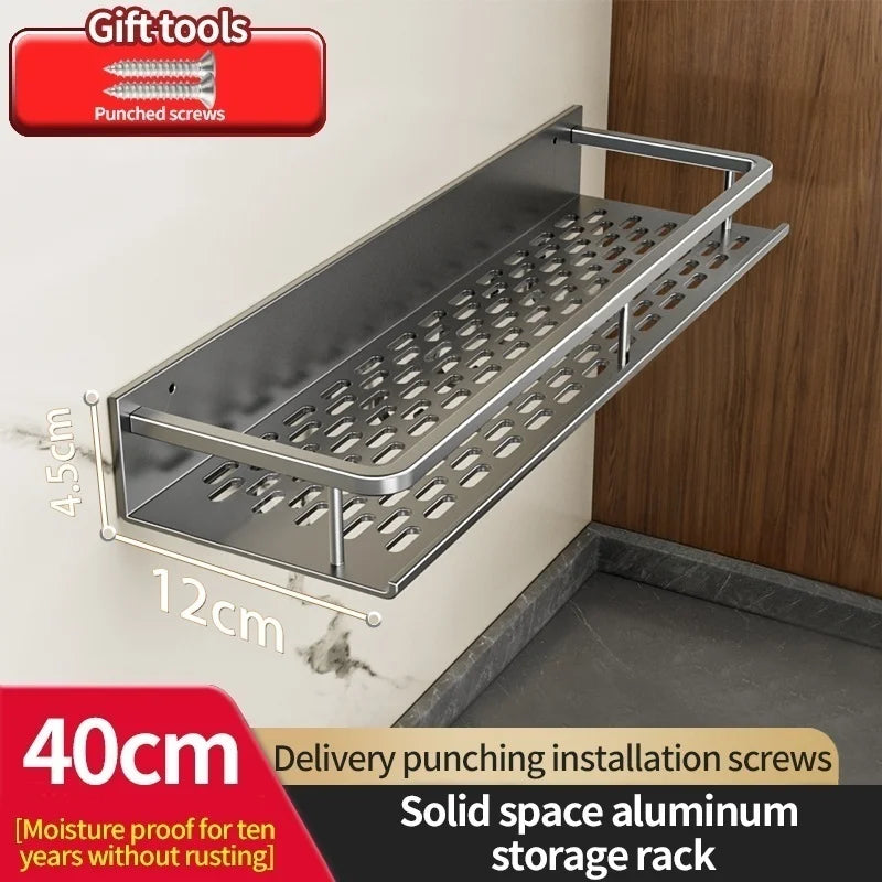 Wall-Mount Kitchen Knife Rack & Spice Organizer | YUNJIEYA
