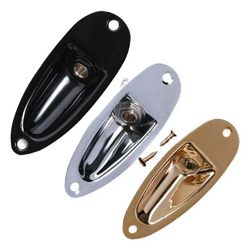 Replacement Strat Stratocaster Electric Guitar Jack Plate 1 4 Boat