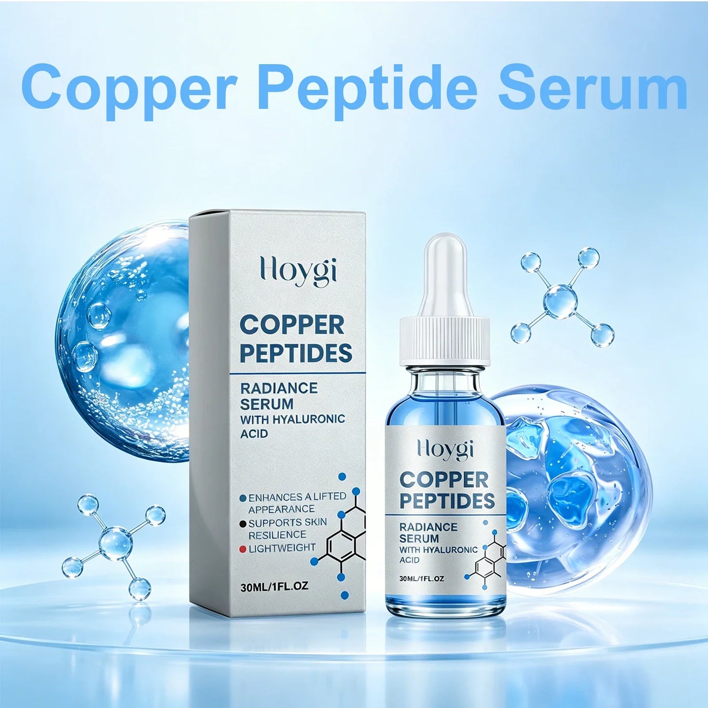 Copper Peptide Face Serum – Firming, Hydrating, Pore Minimizing